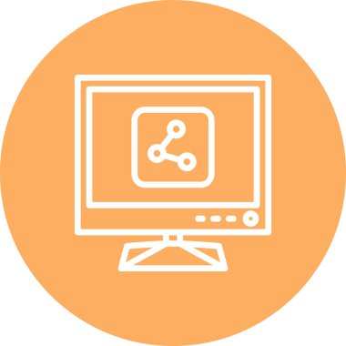 Web simge vektör çizim paylaşmak