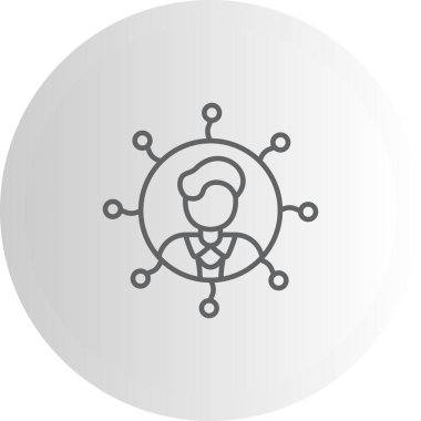 Bağlantı Satırı Düğmesi, Modern Vektör Elementi