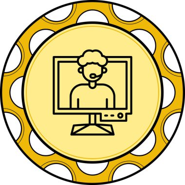 Çevrimiçi Destek Ayrı Temiz Damgalama Grafik ŞekliName