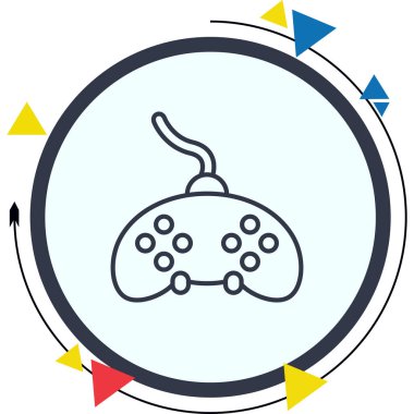 Oyun Ağı simgesinin vektör illüstrasyonu