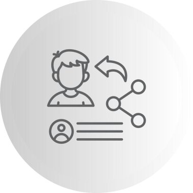 Web simge vektör çizim paylaşmak