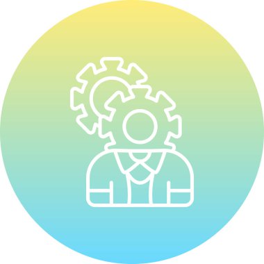 yönetim web simgesi vektör illüstrasyonu