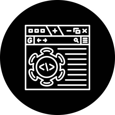 Yüksek Çözünürlüklü Düz Tasarım Sembolü