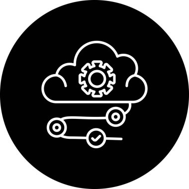 Bulut Servisi Modern Yaratıcı Sanat Düzenlemesi