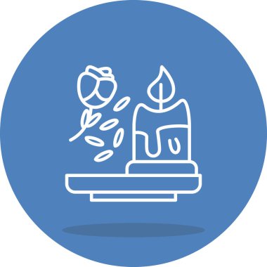 mum ağ ikonu vektör illüstrasyonu