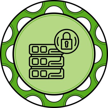 Veri Erişimi Yaratıcı İşlevsel Web Grafiksel Sembolü