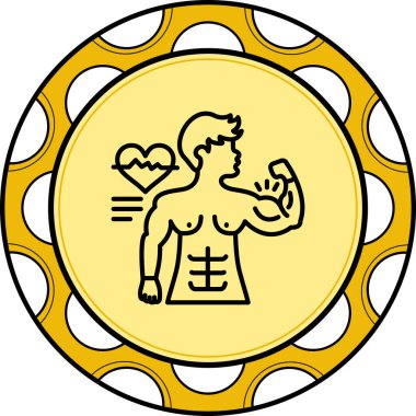 Kas ağı simgesi vektör illüstrasyonu