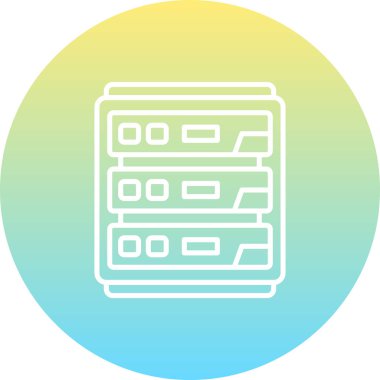 Sunucu Zarif Çağdaş Dijital Grafik Özelliği