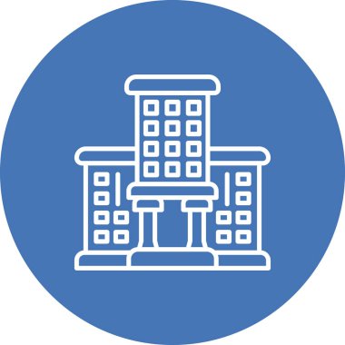 Üniversite ikon vektör çizimi tasarımı