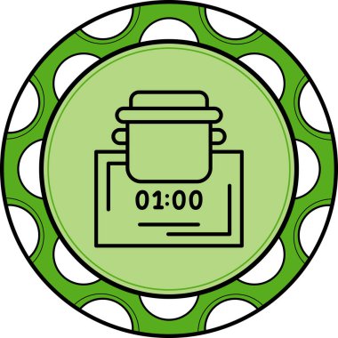 Parlak Yemek Pişirme Modern Yaratıcı Sanat Düzeni