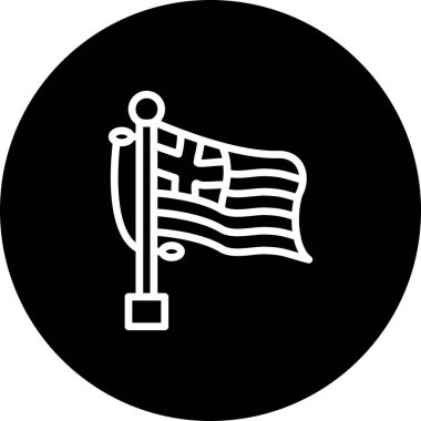 Yunanistan 'ın ulusal bayrağı, simge tasarım elementi