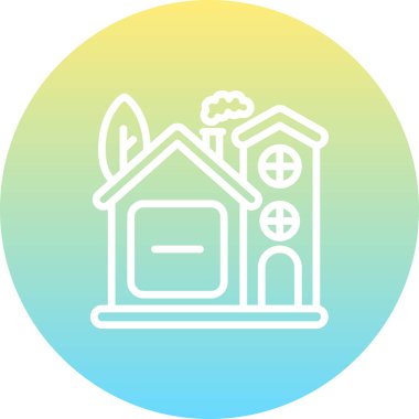 Ev Çıkarması Dinamik Yaratıcı Dijital Grafik Şekli