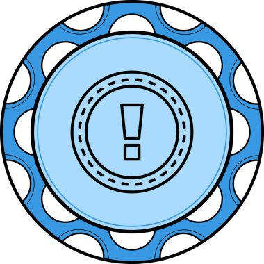 Hata web simgesi vektör illüstrasyonu