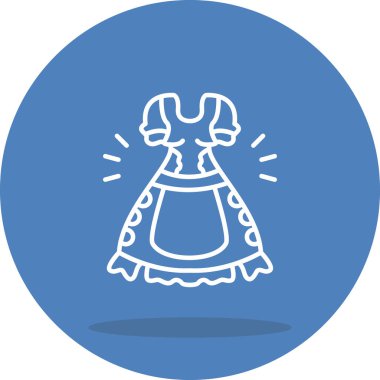 Giysiler Dirndl En Düşük Kaliteli Grafik Sembolü