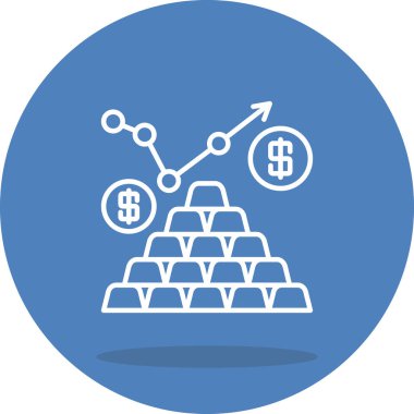 Altın külçeler, madeni paralar ve bankacılık uygulamaları veya ticaret sayfaları için uygun yükselen bir büyüme okunun yer aldığı modern finans illüstrasyonu.