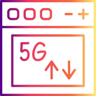 Web Sitesi Satır Simgesi, Basit Görüntü Beyaz Arkaplanda İzole Edildi