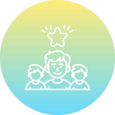 takım web simgesi vektör illüstrasyonu