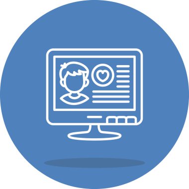 Ağ simgesi vektör illüstrasyonu