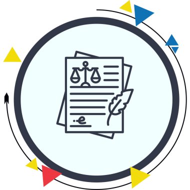 Sayfalar Yüksek Çözünürlüklü Düz Tasarım Sembolü Yazılıyor