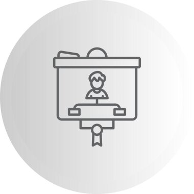 İş uygulamaları veya web sayfaları için en uygun kişi ile bir sunum tahtasında bir organizasyonel grafik.