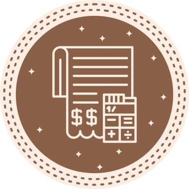 Okul harcı web simgesi vektör illüstrasyonu