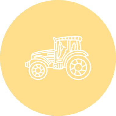 Traktör Yaratıcı Eşsiz Ürün Tasarım Elemanı
