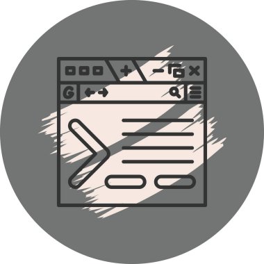 Web Sitesi Prompt Modern Düz Vektör Tasarımı