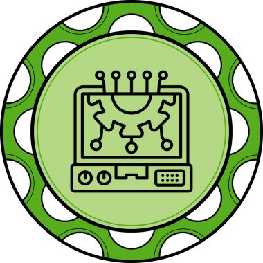 Web simgesi, basit vektör tasarımı