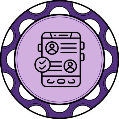 Yaratıcı Modern Düz Vektör Tasarımı İki Kere Denetle