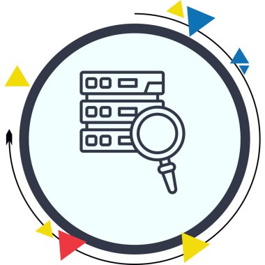 Arama Veri Modern Soyut Yaratıcı Tasarım Varlığı