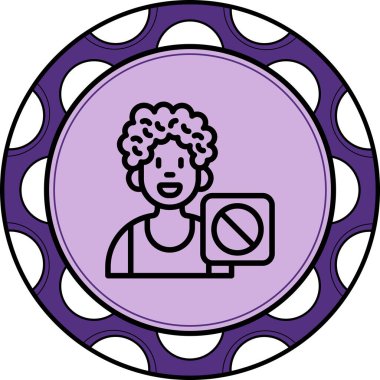 erkek avatar simgesi, vektör illüstrasyonu basit tasarım.