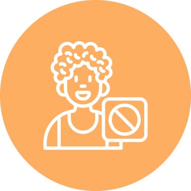 erkek avatar simgesi, vektör illüstrasyonu basit tasarım.