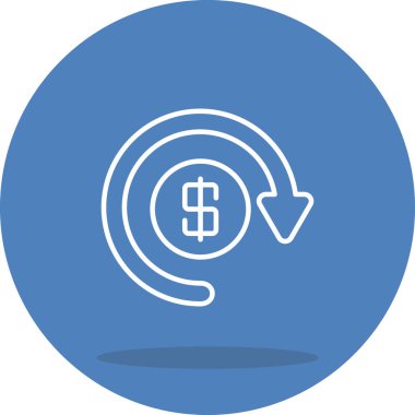 Ok simgesi ve ulusal para birimi olan dolar parası