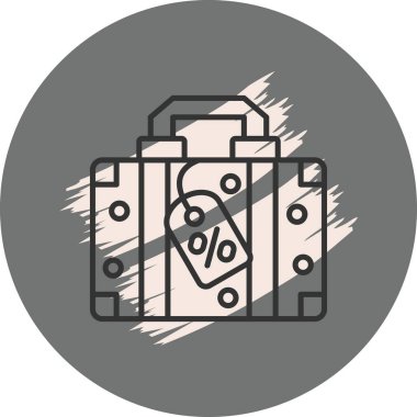 Bavul Seçkin Markalaştırma Vektör Varlığı