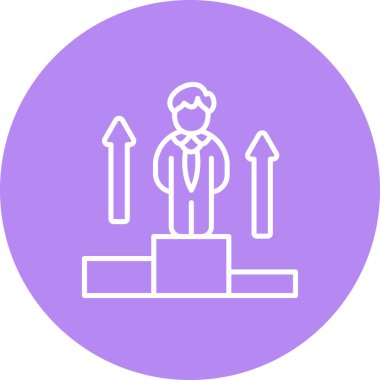 Başarı web simgesi vektör illüstrasyonu