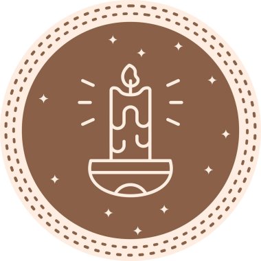 mum ağ ikonu vektör illüstrasyonu