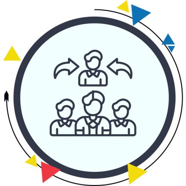 iş liderliği, web basit simgesi