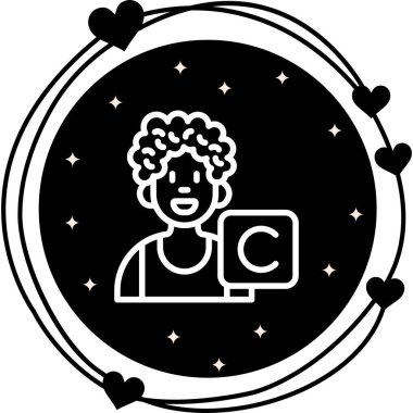 telif hakkı web simgesi vektör illüstrasyonu