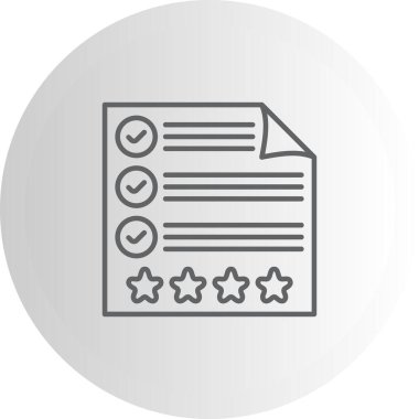 Belge Simgesi. Web Kullanımı için Basit Vektör İllüstrasyonu.