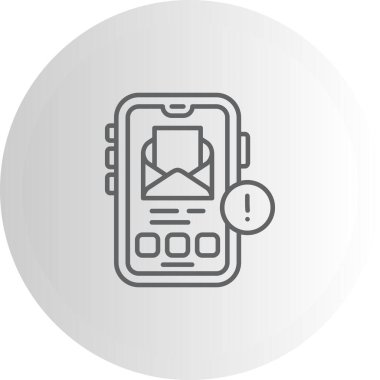 Uyarı Ağ ikonu vektör illüstrasyonu