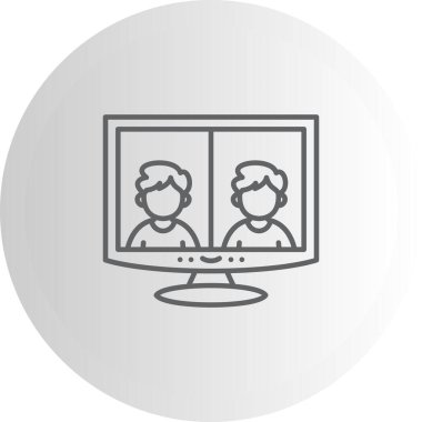  toplantı simgesi vektör illüstrasyon tasarımı