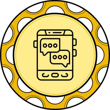 Sohbet Asgari Yüksek Çözünürlüklü Vektör Düzeni