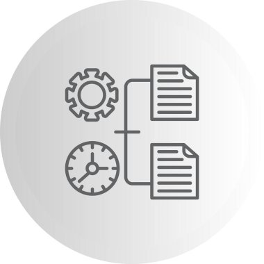 Zaman Yönetimi Eşsiz Web Grafiksel Resimlemesi