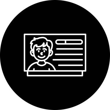 Müşteri Kartı Modern Dengeli Markalaştırma Vektörü Sembolü