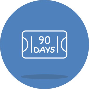Web sayfaları için 90 Gün Grafik simgesi