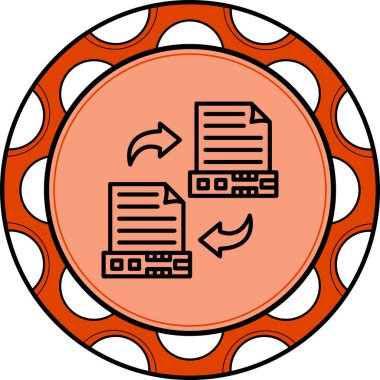 Veri Göç Yüksek Çözünürlüklü Sanat Sembolü