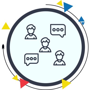 Ağ Zarif Asgari Dijital Grafik Sembolü