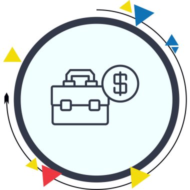 Portföy Modern Dengeli Markalaştırma Vektörü Sembolü