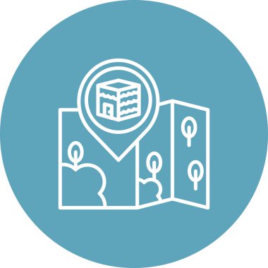 Makkah Haritası Minimum Vektör Sanatı Özelliği