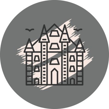 Milan Seyahat Entelektüel Özel Vektör Sanat Objesi